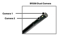 High Definition Borescope Inspection Camera (Dual Camera), 5mm, 5M Cable- (BR350)