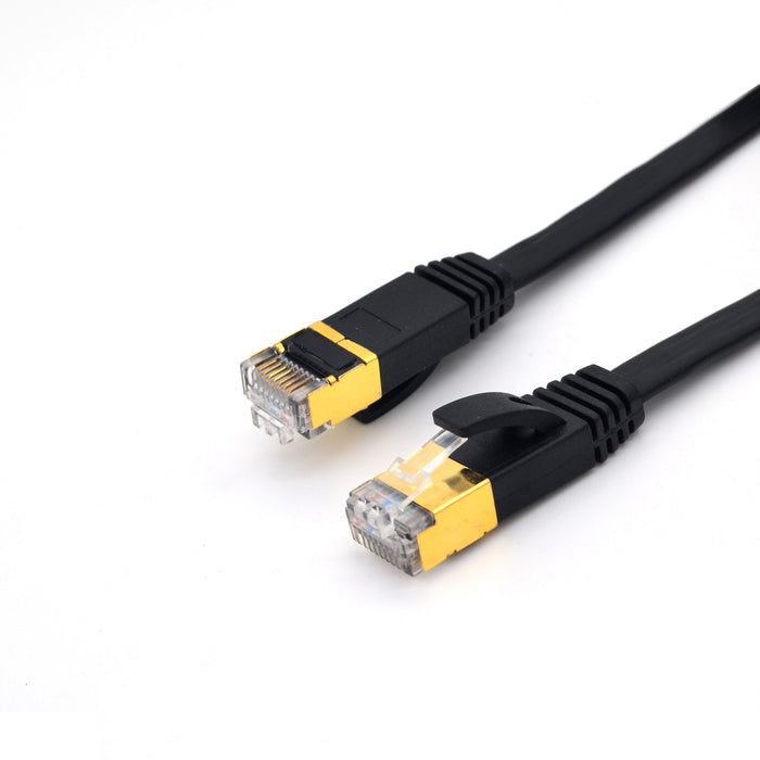 FLAT CAT7 SSTP Patch Cable 28AWG, Stranded