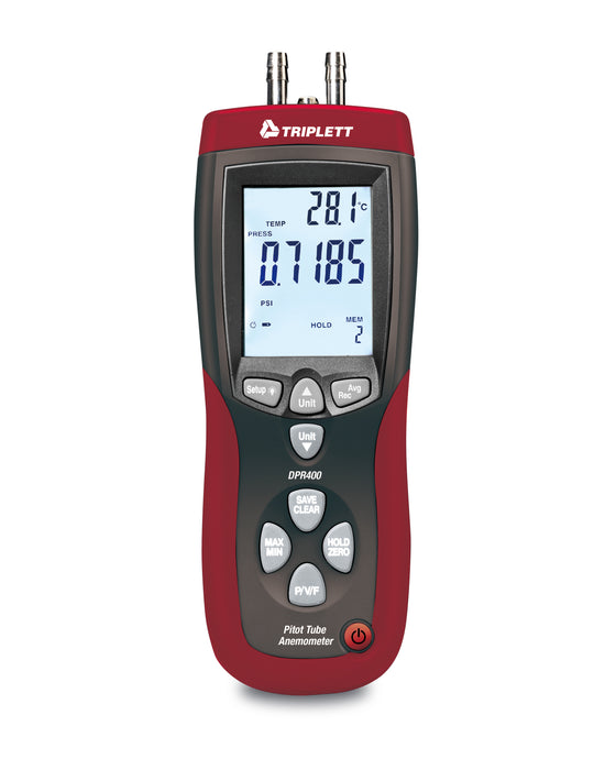 Differential Pressure, Airflow and Pitot Tube Meter - (DPR400)