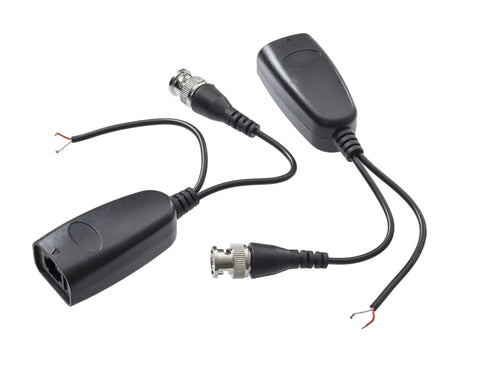 High Definition 5 Megapixel Video & Power Balun,  1 Pair - (HDB-PVRJ45PT2-1)