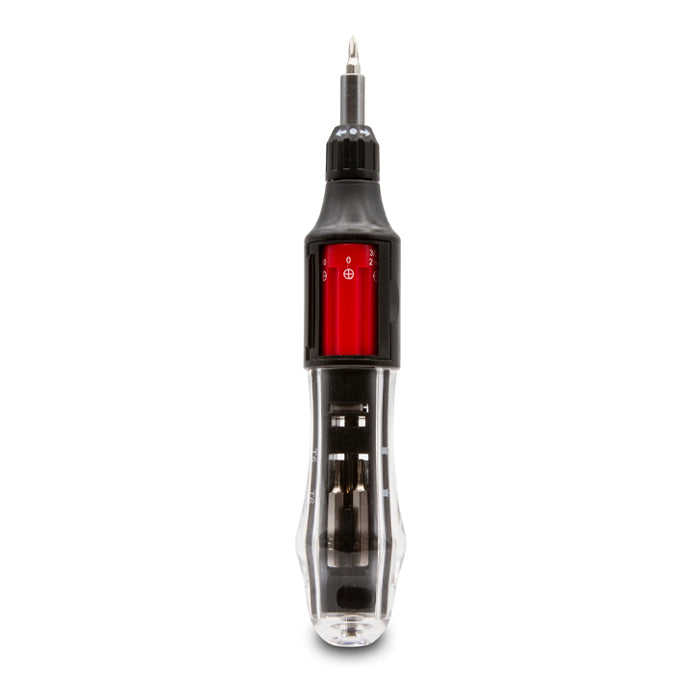 Autoloading Miniature Screwdriver: Pre-Loaded with Standard and Phillips Bit - (TMAL-002)