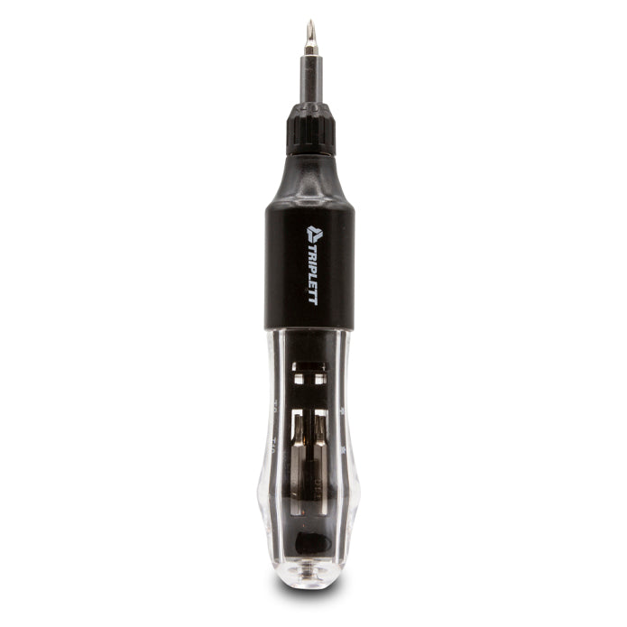 Autoloading Miniature Screwdriver: Pre-Loaded with Standard and Phillips Bit - (TMAL-002)