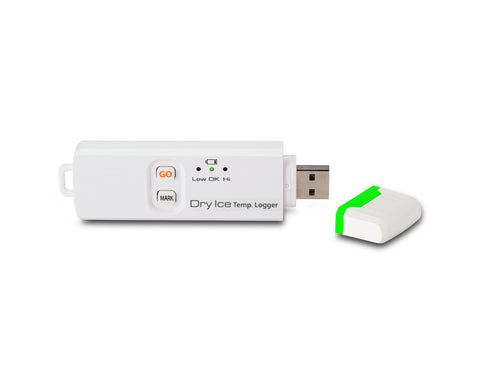 Single-Use USB Dry Ice Temperature Datalogger (-112°F/-80°C)- (TMDL20)