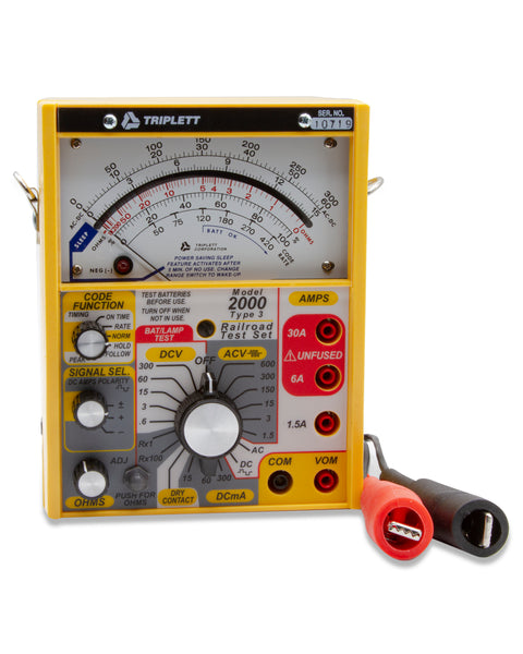 Triplett 2000 Series Railroad Test Analog Meters 2010