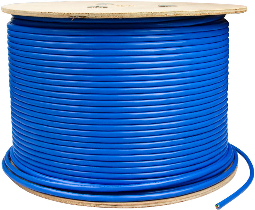CAT6A UTP 23AWG Cable 1000' Blue (CAT6AU-1000BL)