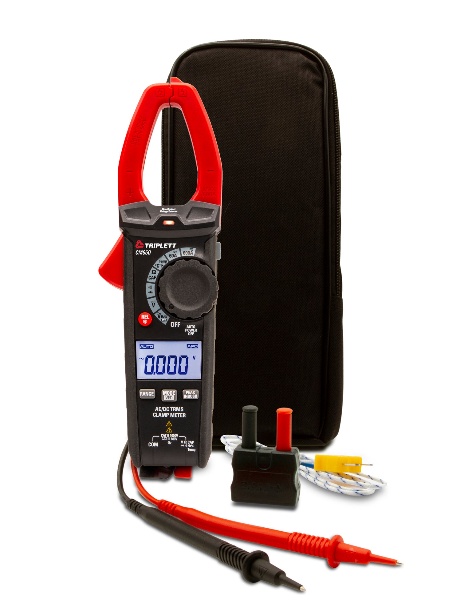 True RMS Clamp Meter | AC DC Clamp Multimeter — Triplett Test Equipment ...