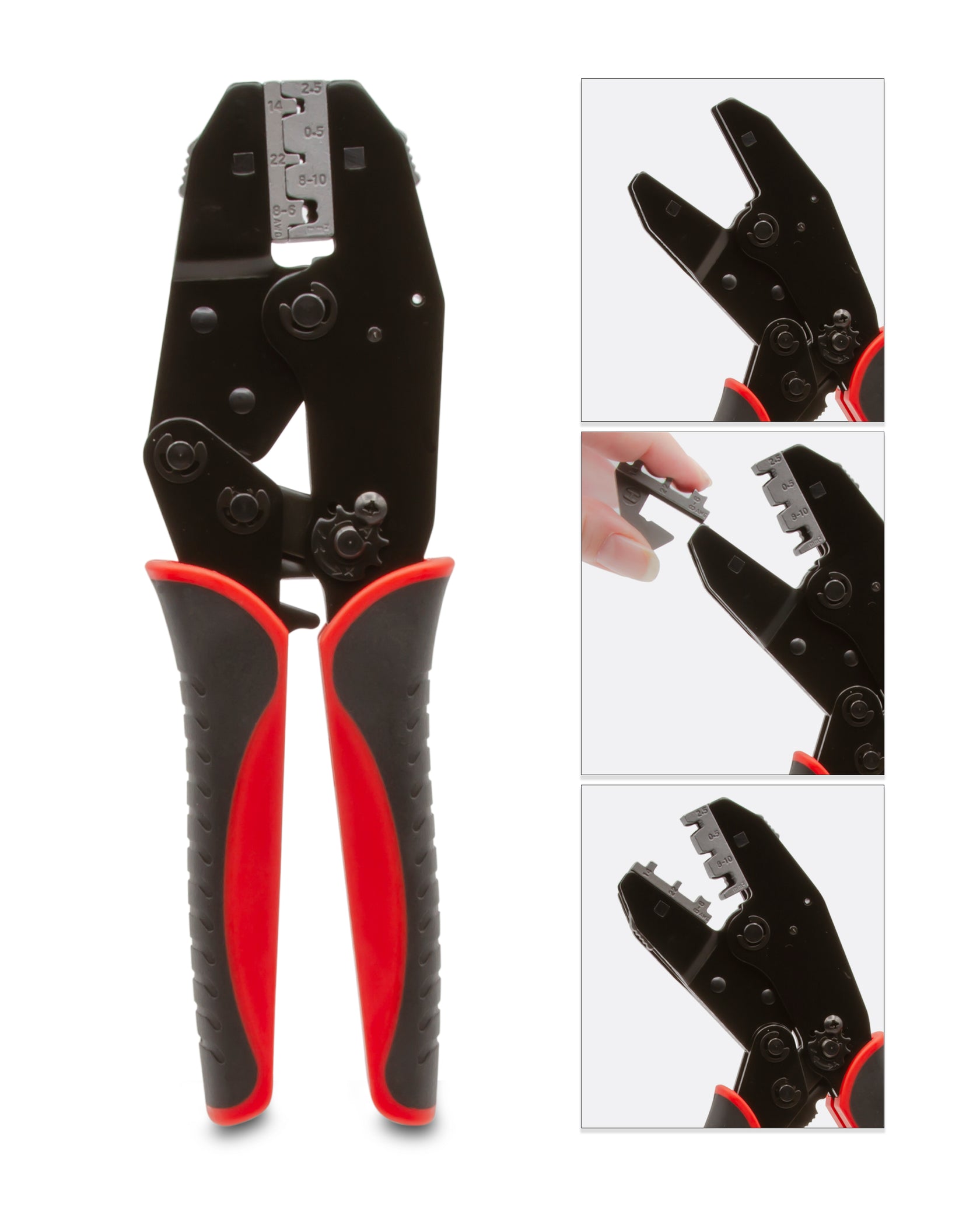 8-Piece Quick Change Ratchet Crimper - (TT-320) — Triplett Test ...